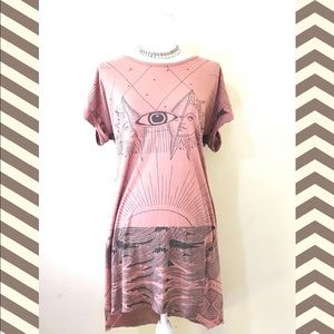 *Vintage Pink* T-Shirt Dress